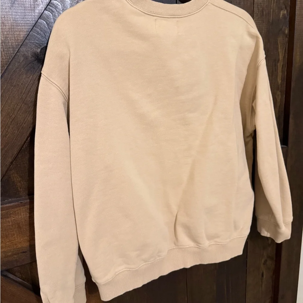 Tan Sweatshirt and Short set for Women - Picture 5 of 10